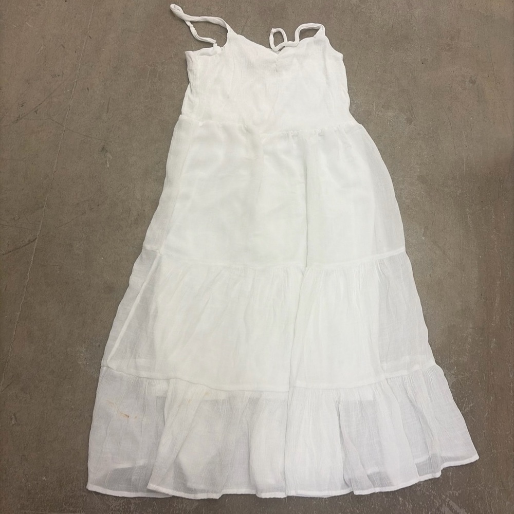 Guilty flowy lined‎ ruffle tiered maxi dress